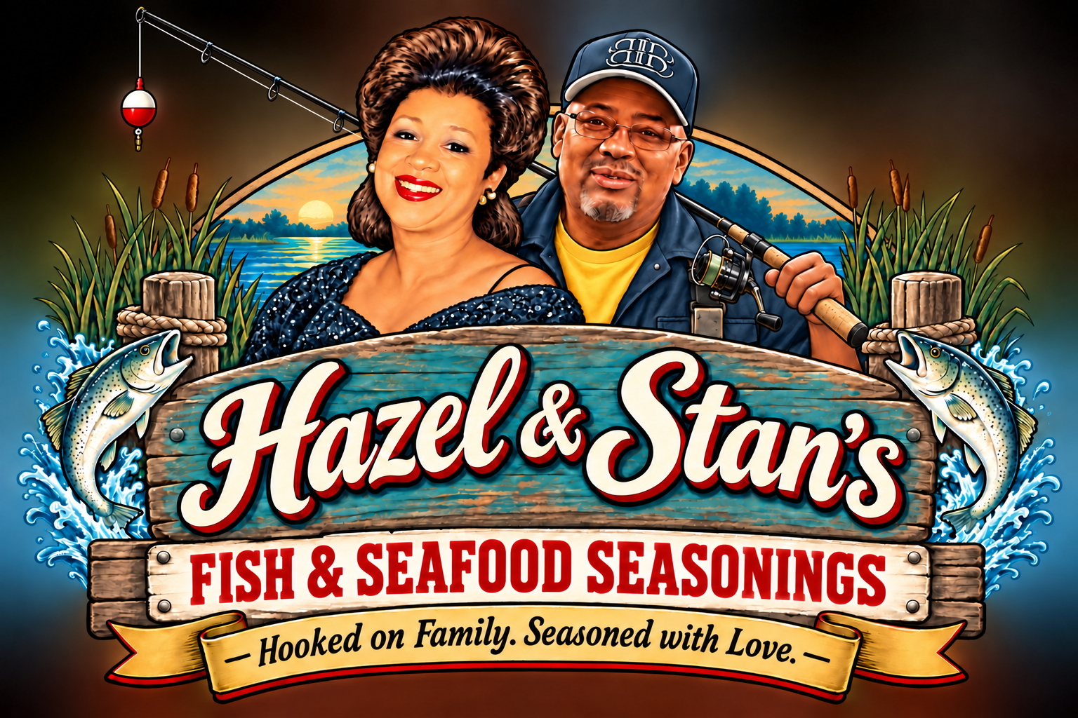 Hazel and Stan's Fish and Seafood Seasonings