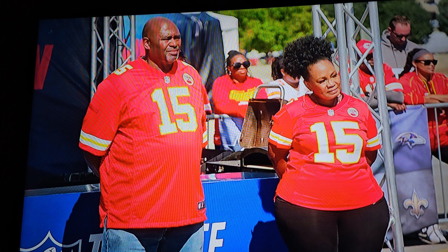 Mike P and Sheila Johnson representing Kansas City