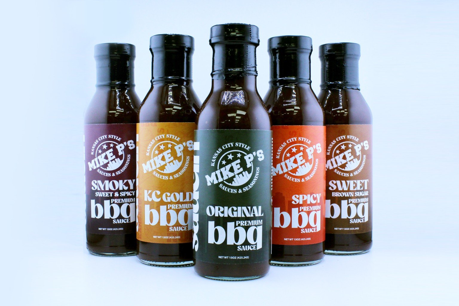Mike P's updated Kansas City Style barbecue sauce collection