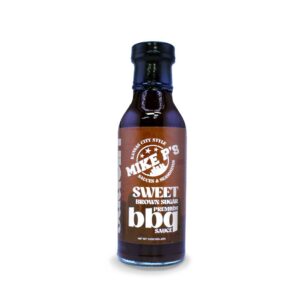 Mike P's Sweet Brown Sugar BBQ Sauce bottle